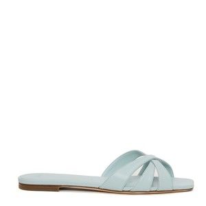 3Juin Sky Blue Color Plumette Slipper - NWT